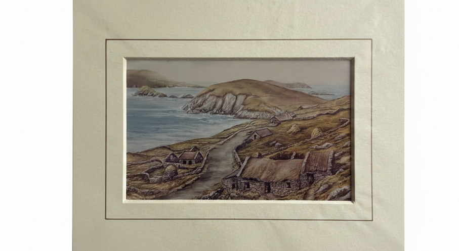 Vintag  Christina Marriott Irish Landscape Print, Slea Head, Dingle Peninsula, County Kerry, “Corla Dhuibhne”