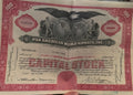 Pan American World Airways, Inc. Stock Certificate, 100 Shares, Dated June 22, 1954