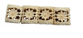 Vintage Carved Floral Ivory Bracelet