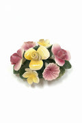 Capodimonte Style Porcelain Flower Arrangement