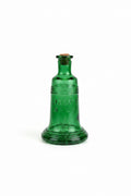 Vintage Green Glass Liberty Bell Bitters Bottle