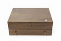Vintage Kenized Oak Flatware Silverware Storage Chest