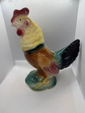 Vintage Royal Copley Glazed Ceramic Rooster Planter
