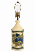 Vintage Berger Blueberry Ceramic Lamp