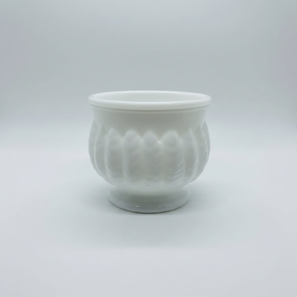 Vintage Randall Milk Glass Planter Bowl Vase