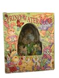 Spring Water Globe Music Box with Easter Bunny