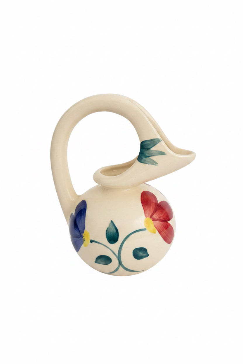 Vintage Purinton Pottery Honey Jug, Petals