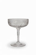 Antique American Brilliant Cut Crystal Glass with Pinwheel Design