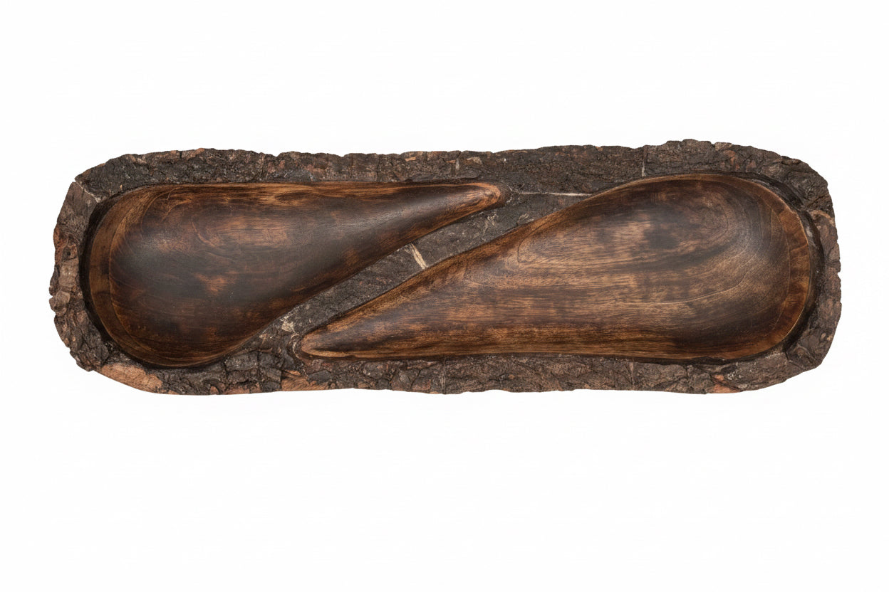 Hand Carved Wooden Tray