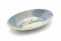 Vintage Hand Painted Lusterware Dish with Landscape Scene