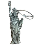 Vintage Pewter Statue of Liberty Ornament