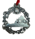Vintage Pewter Christmas in Virginia Ornament