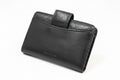 Vintage Black Leather Bifold Wallet