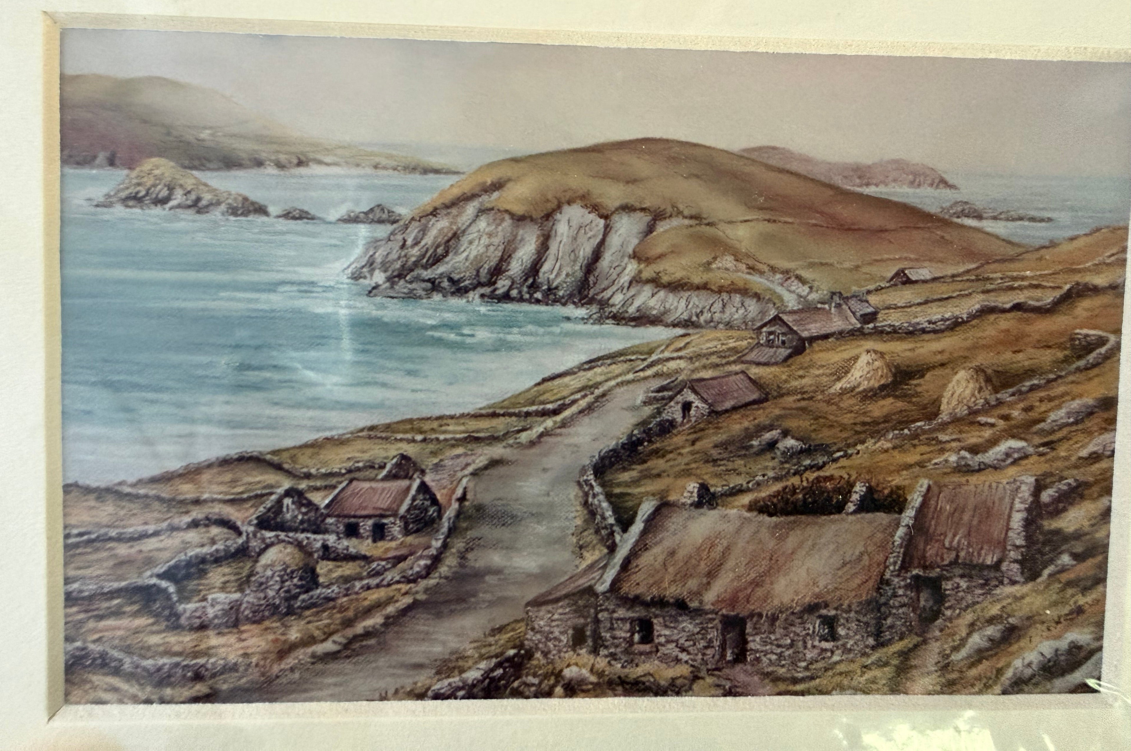 Vintag  Christina Marriott Irish Landscape Print, Slea Head, Dingle Peninsula, County Kerry, “Corla Dhuibhne”