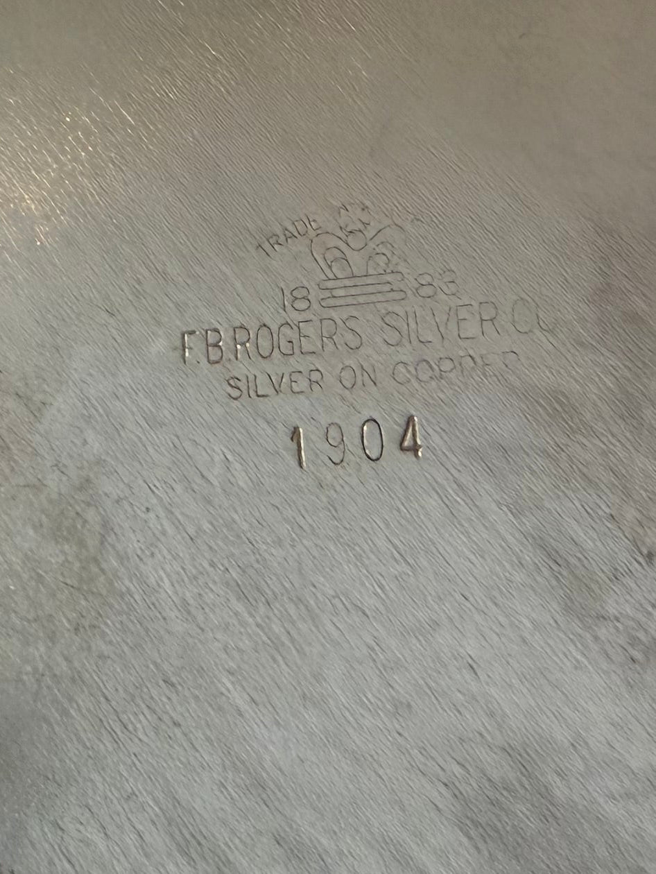 Vintage F.B. Rogers Silverplate on Copper Plate