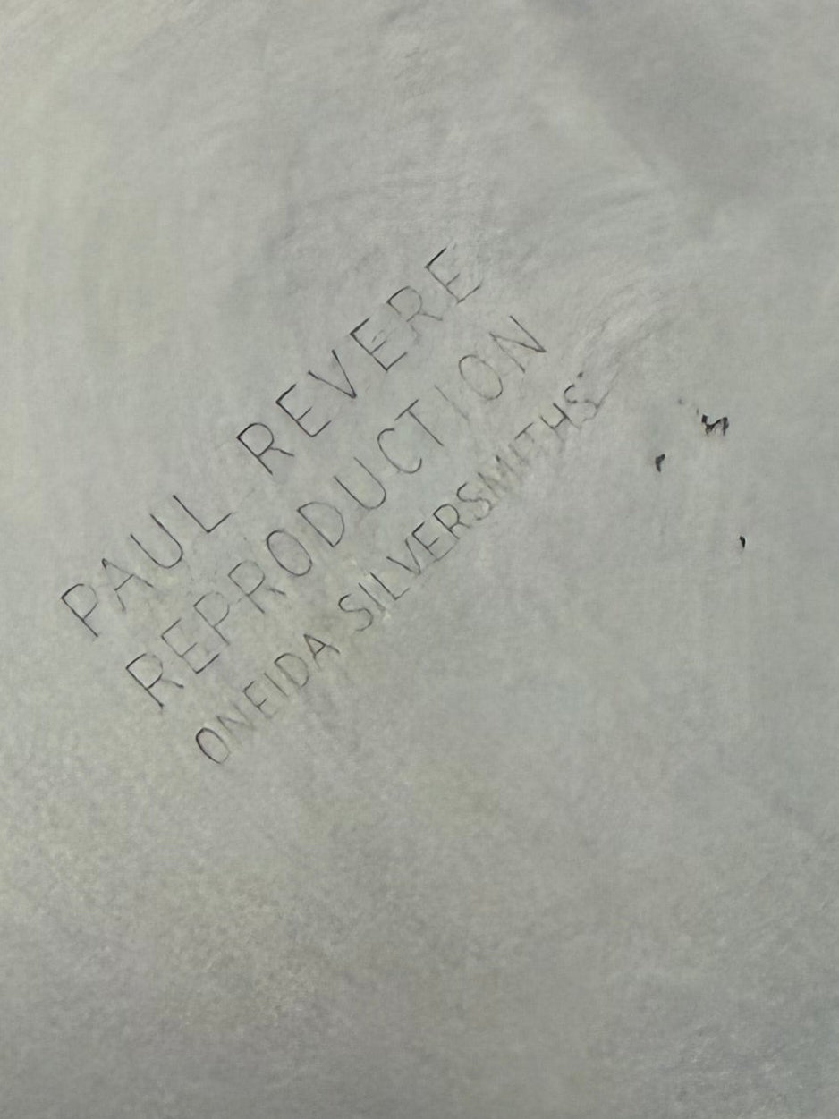 Vintage Oneida Silverplated Paul Revere Reproduction Large Bowl