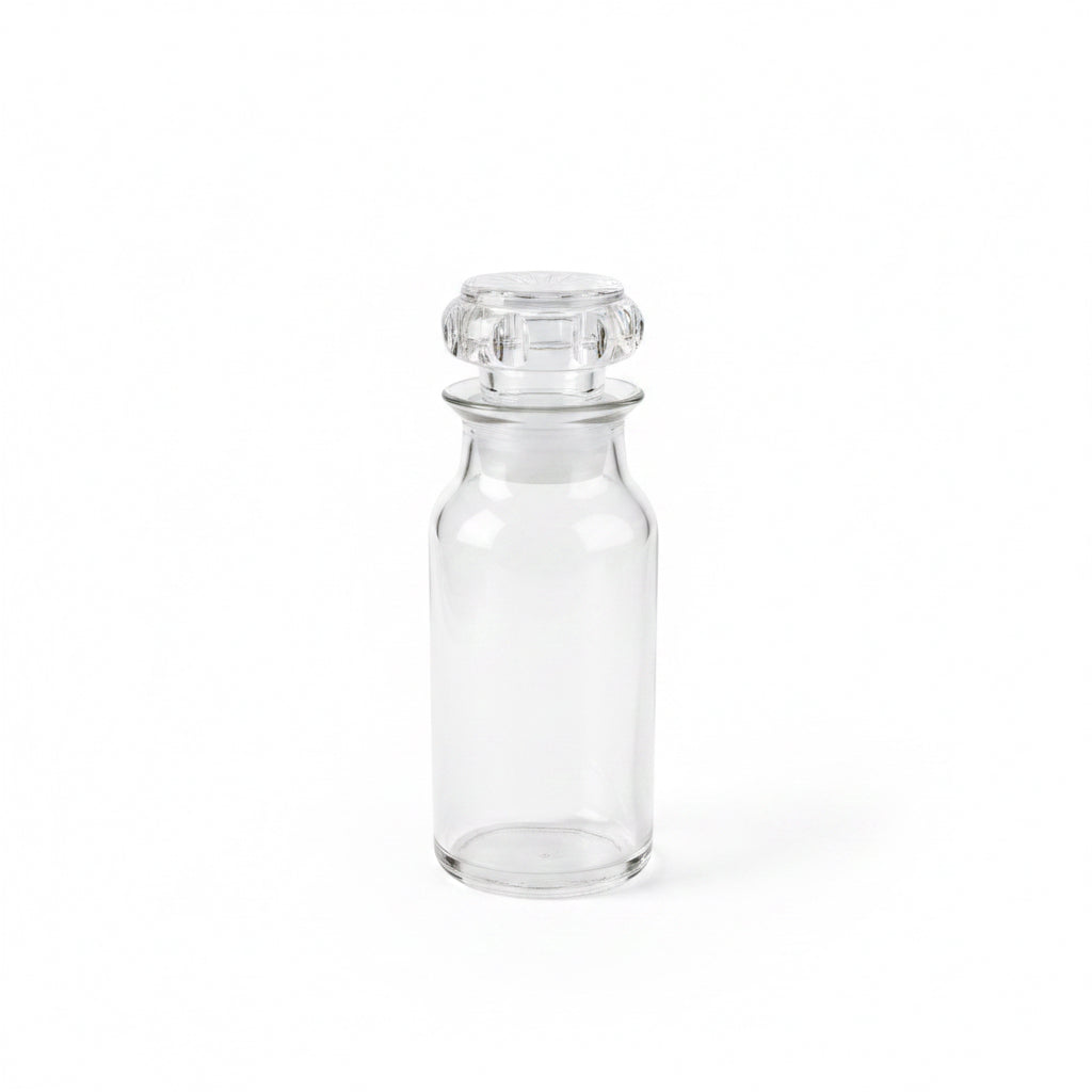 Vintage Apothecary Glass Jar with Airtight Stopper