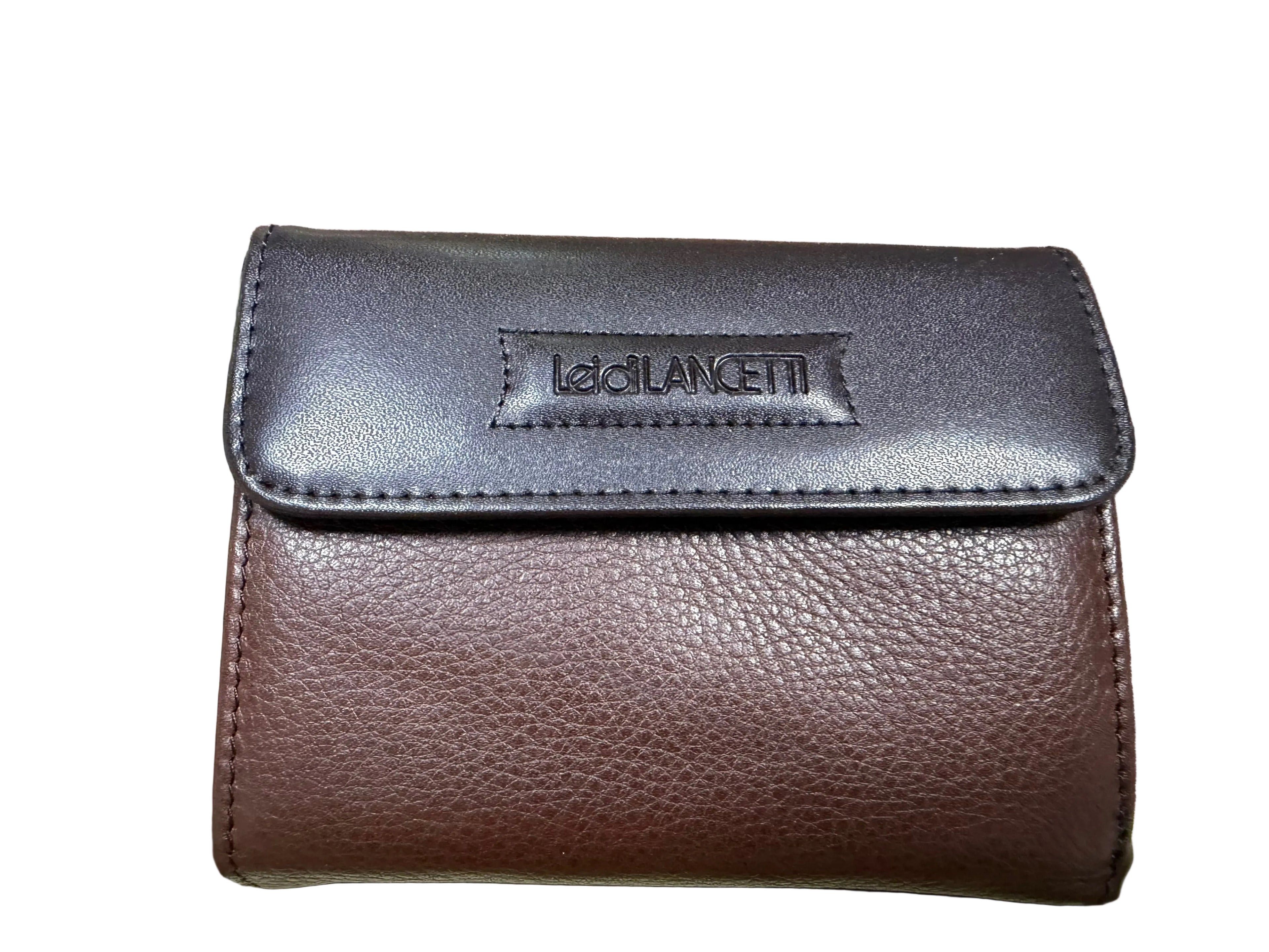 Vintage L’artigiano Sorentino Leather, Lei di Lancetto Vera Pelle Bifold Wallet