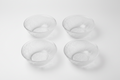 Vintage Indiana Glass Tiara Sandwich Glass Berry Bowl Set (4)